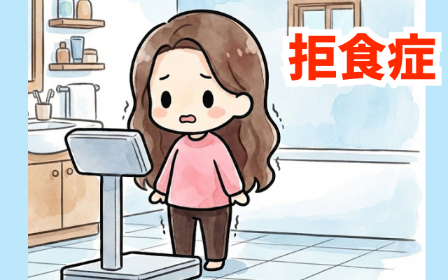 拒食症の体重について摂食障害専門カウンセラー中村綾子が解説しています。太るのも太らないのも怖い、治るのも治らないのも怖い。