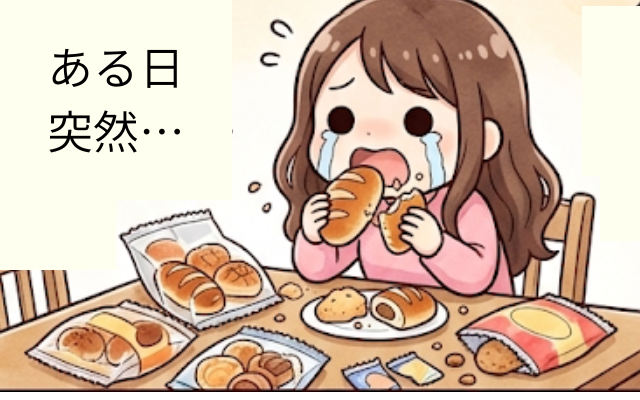 過食を家族の前で食べると治りやすい