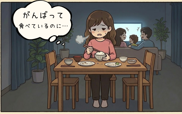 拒食症でカロリー摂取しても体重増加につながらない理由