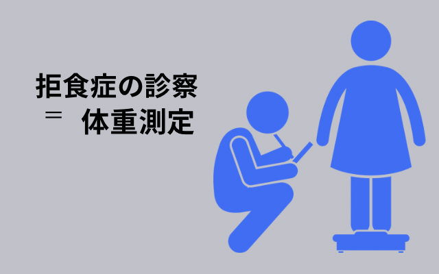 拒食症の治療への疑問。体重回復だけでいいの?