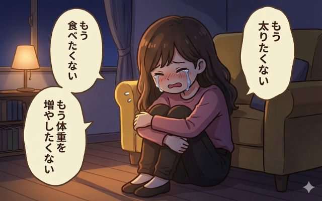 拒食症から回復中の太る恐怖