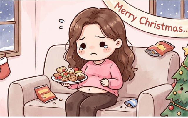 クリスマスと正月は過食しやすい。コントロールよりも家族の接し方