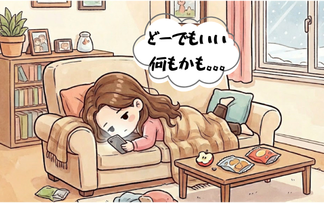 過食が辞められず無気力で不眠。